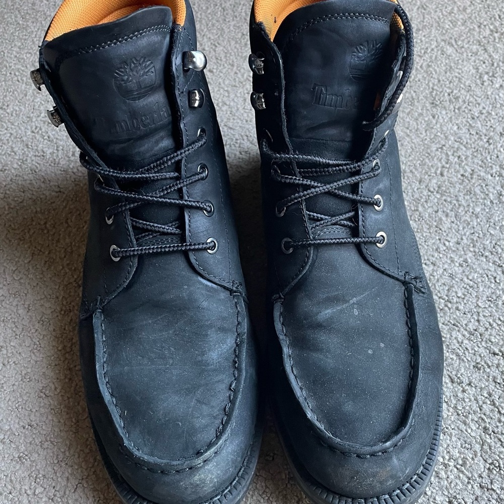 Timberland Men’s Black Chukka Moc Toe Boots